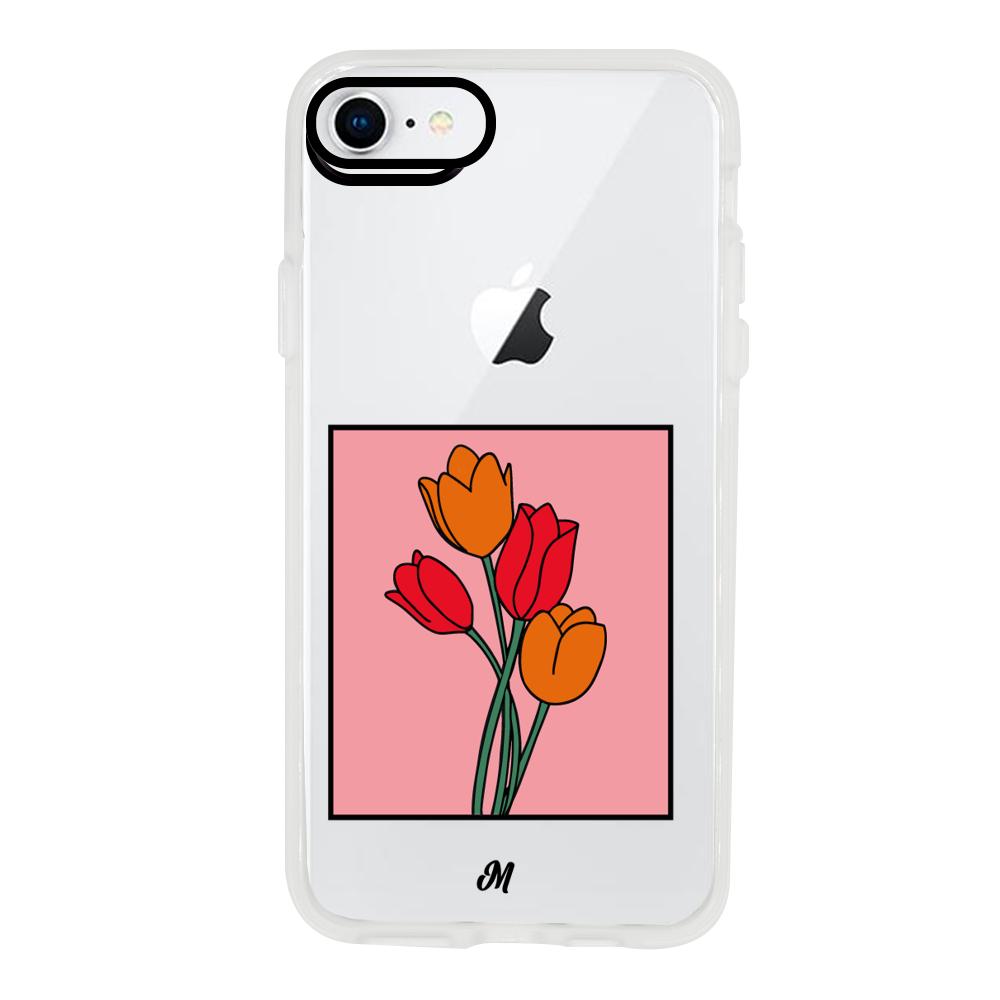 Case para iphone 7 Tulipanes de amor - Mandala Cases