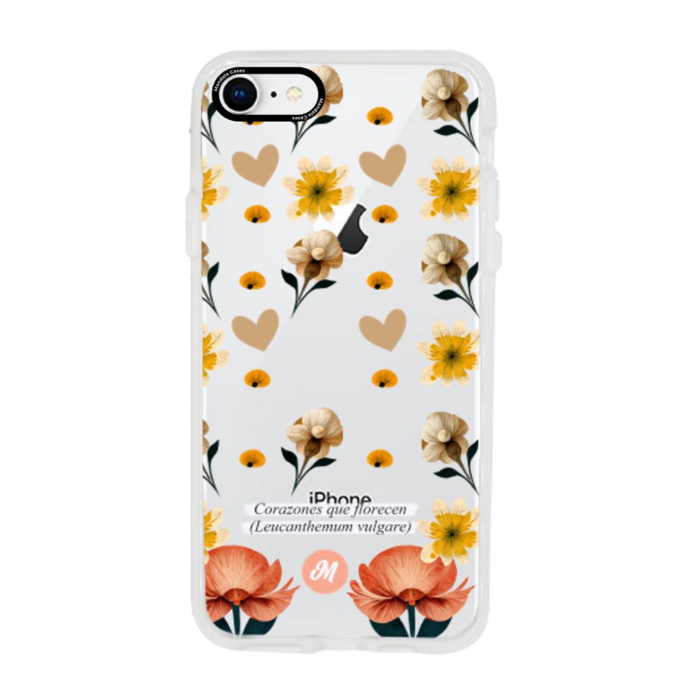 Cases para iphone 7 Corazones que florecen - Mandala Cases