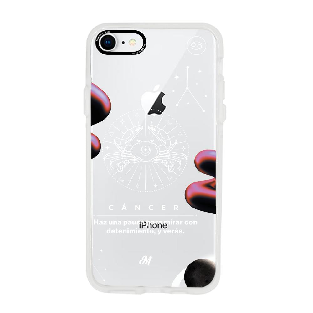 Cases para iphone 7 CANCER 24 TRANSPARENTE - Mandala Cases