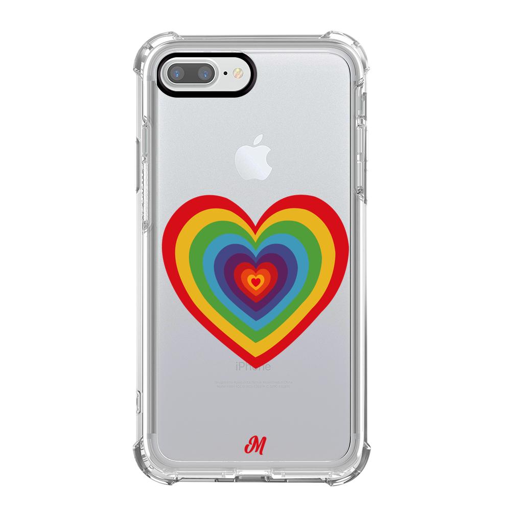 Case para iphone 7 plus Amor y Paz - Mandala Cases