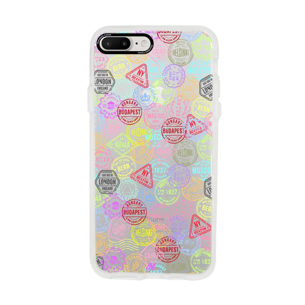 Case para iphone 7 plus Sellos viajeros - Mandala Cases