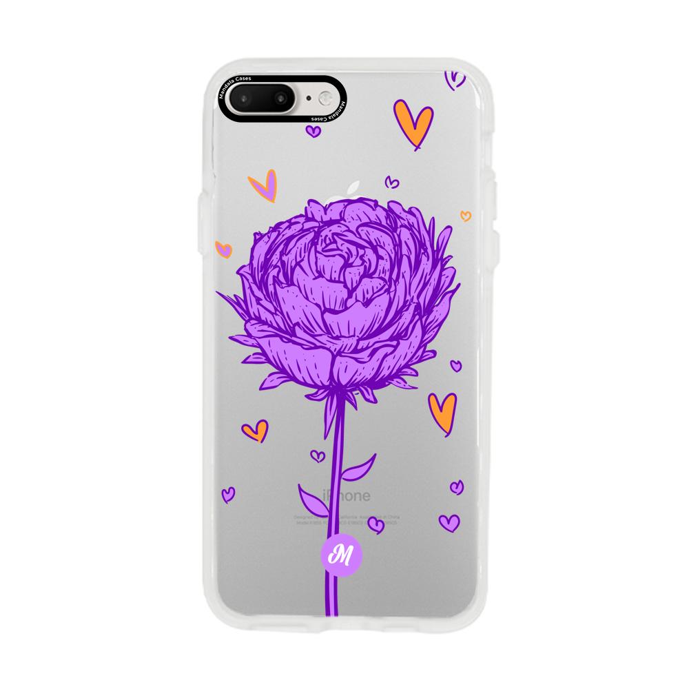 Cases para iphone 7 plus Rosa morada - Mandala Cases