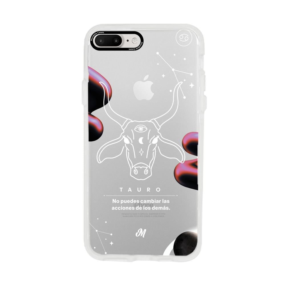 Cases para iphone 7 plus TAURO 24 TRANSPARENTE - Mandala Cases