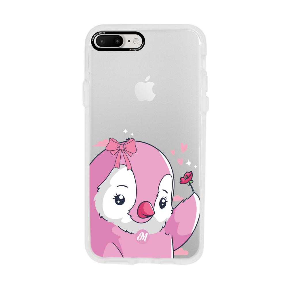 Cases para iphone 7 plus Pingüino Coquette - Mandala Cases