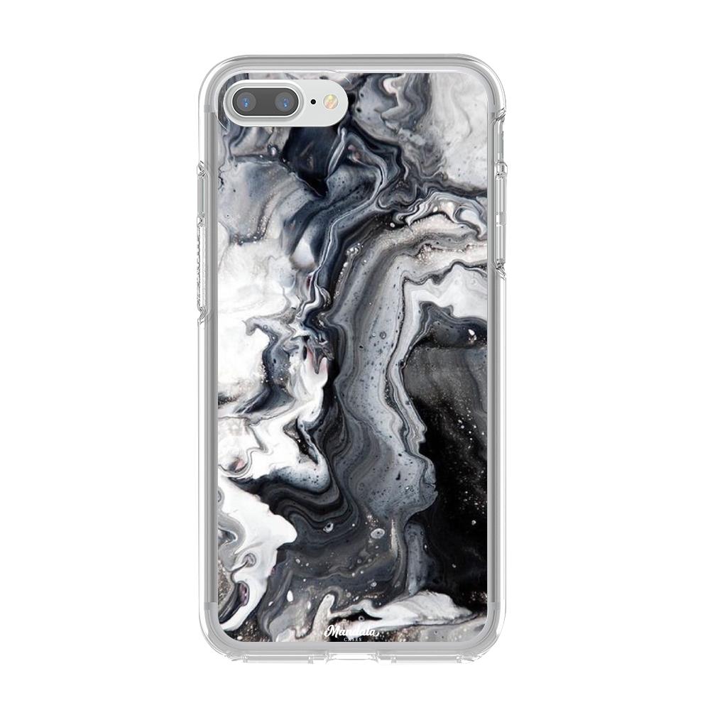 Estuches para iphone 7 plus - Black Marble Case  - Mandala Cases