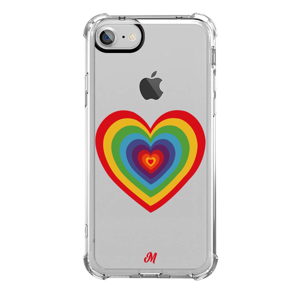 Case para iphone SE 2020 Amor y Paz - Mandala Cases