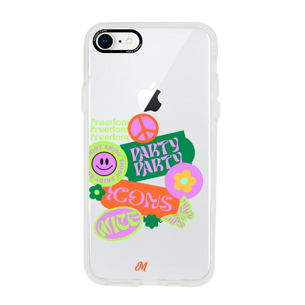 Case para iphone SE 2020 FREEDOM STICKERS - Mandala Cases