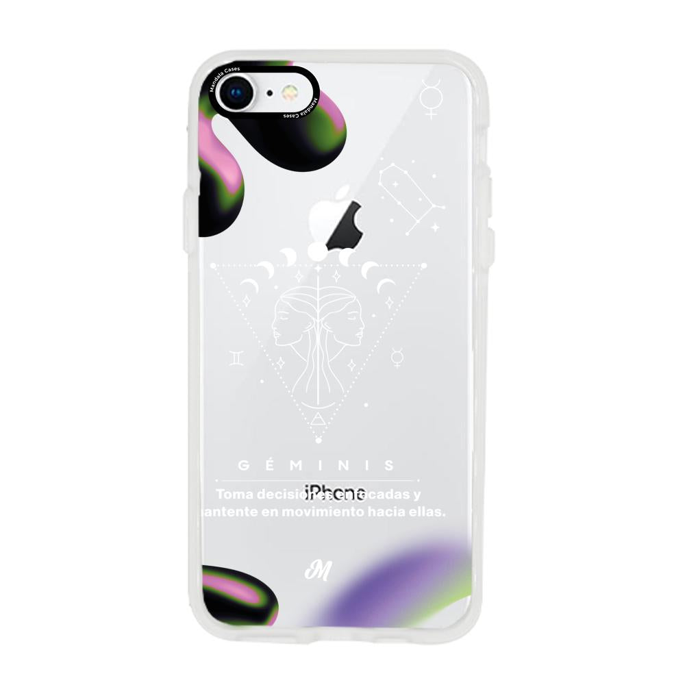 Cases para iphone SE 2020 GÉMINIS 24 TRANSPARENTE - Mandala Cases