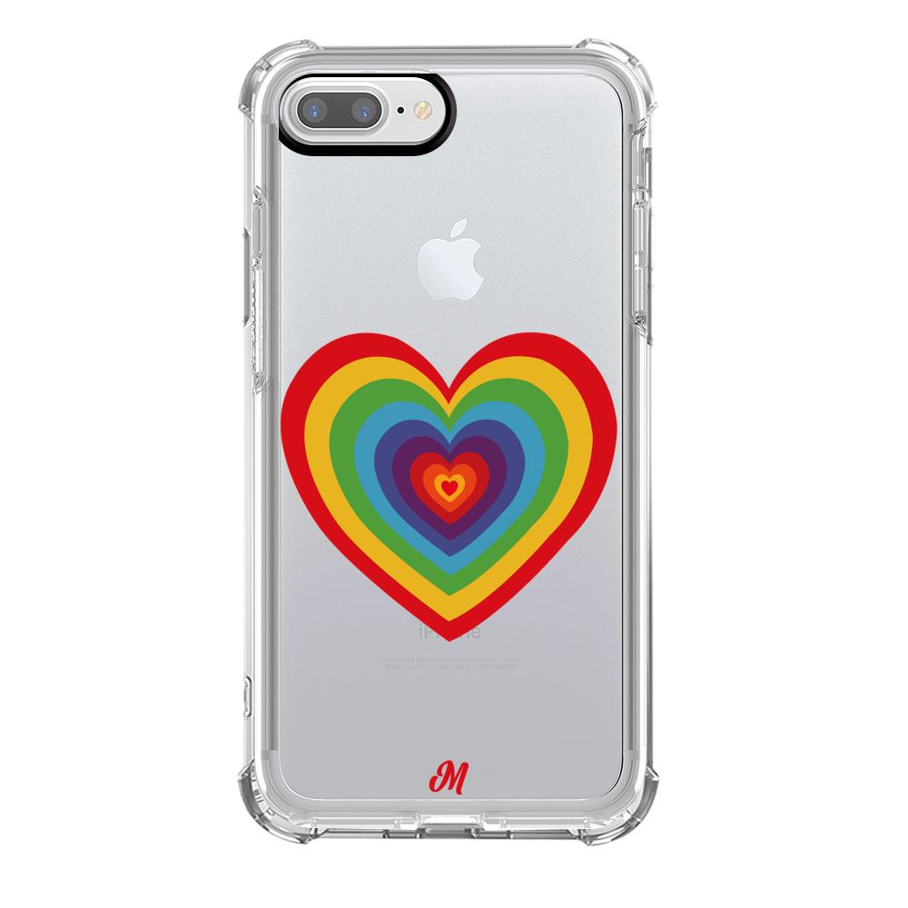 Case para iphone 8 plus Amor y Paz - Mandala Cases
