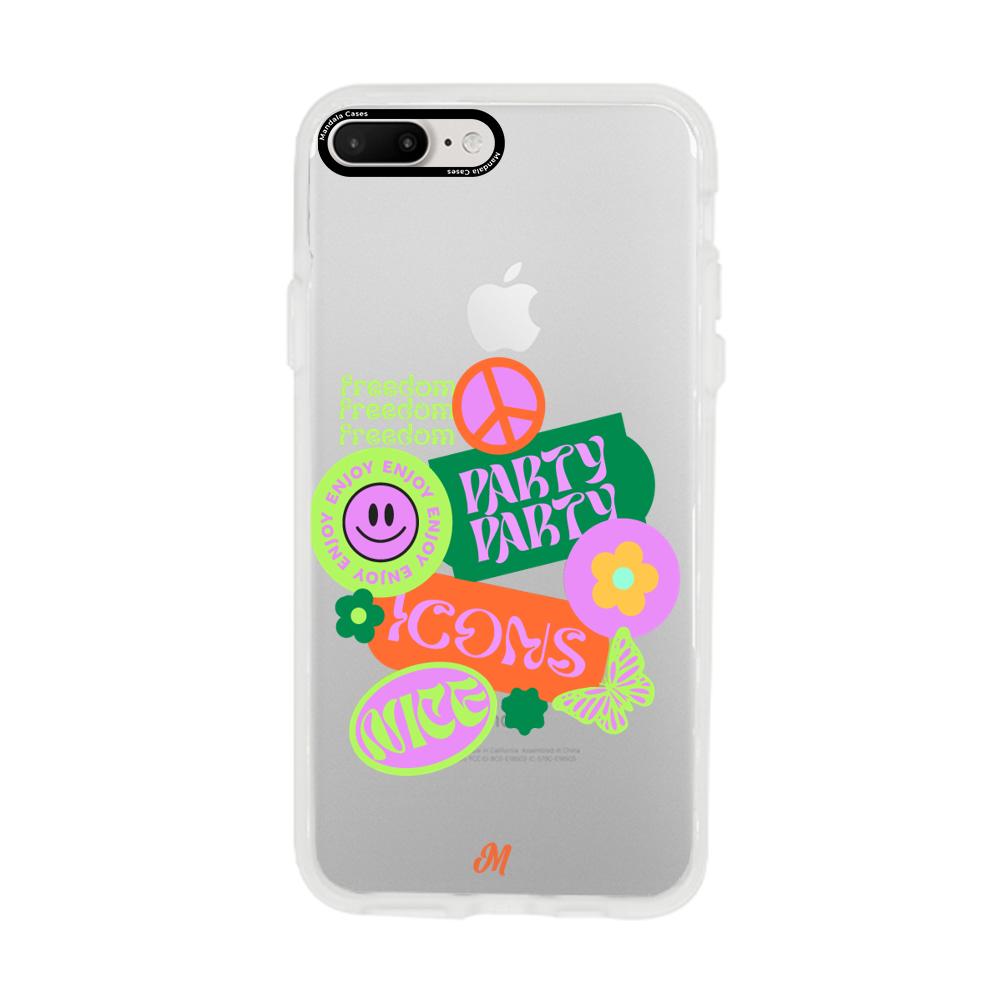 Case para iphone 8 plus FREEDOM STICKERS - Mandala Cases