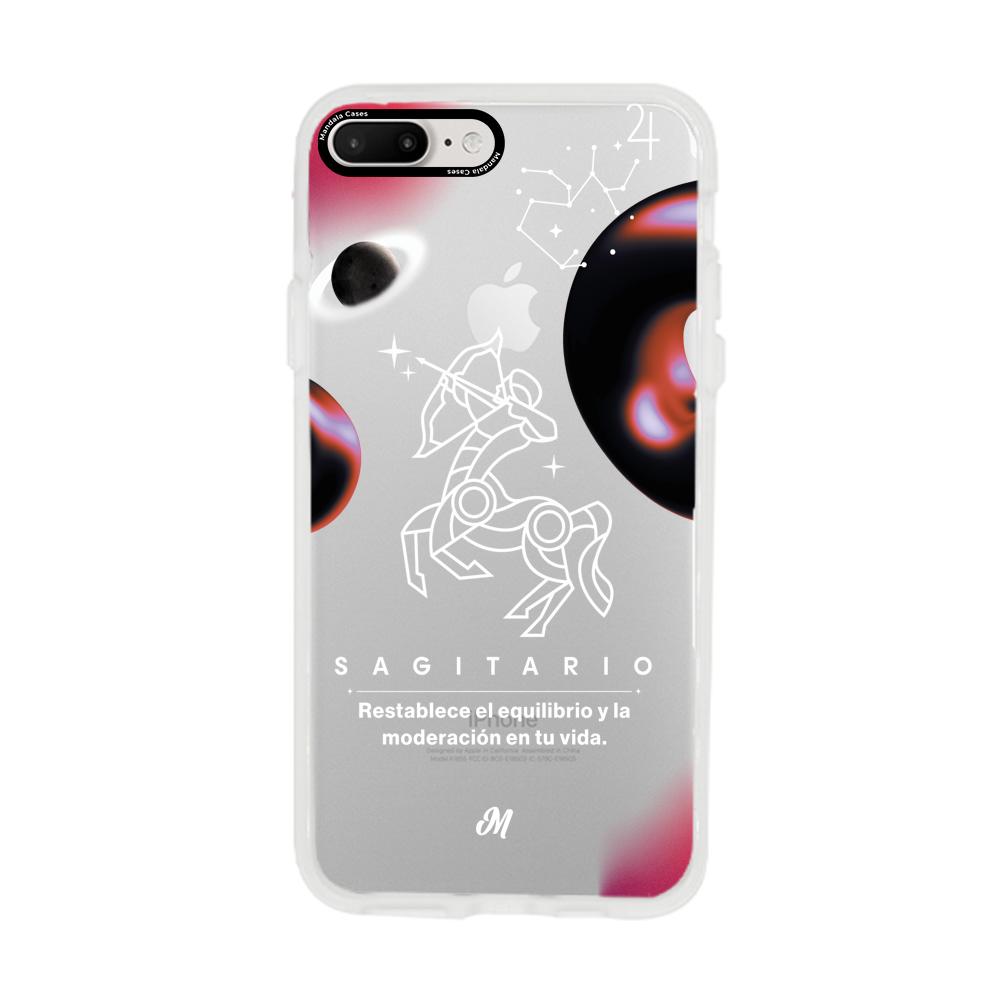 Cases para iphone 8 plus SAGITARIO 24 TRANSPARENTE - Mandala Cases