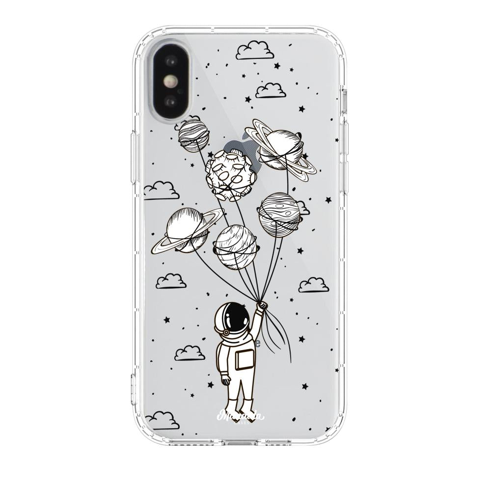 Case para iphone x Funda Astronauta con Planetas - Mandala Cases
