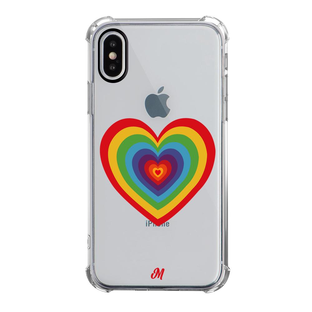 Case para iphone x Amor y Paz - Mandala Cases