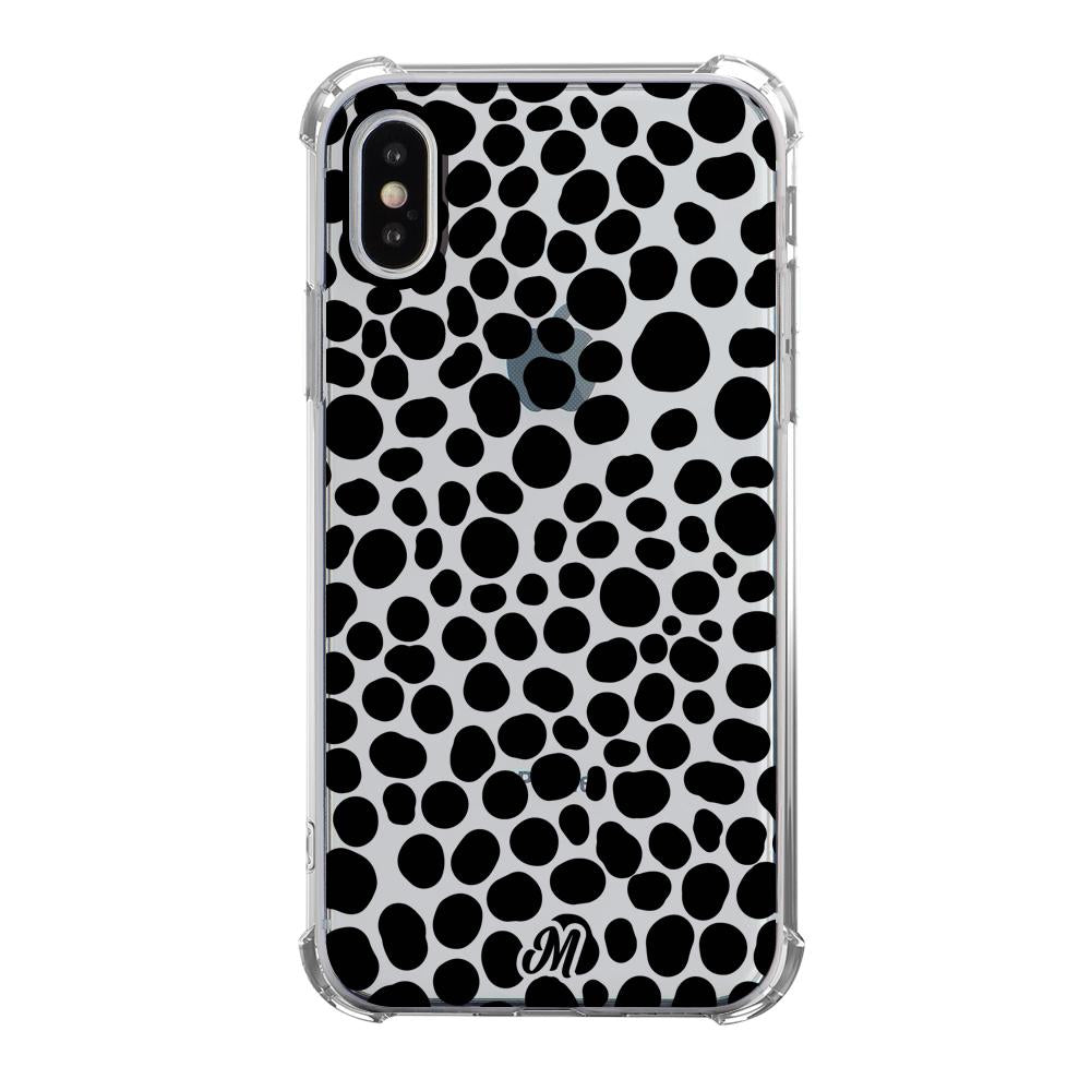 Case para iphone x de Manchas oscuras - Mandala Cases