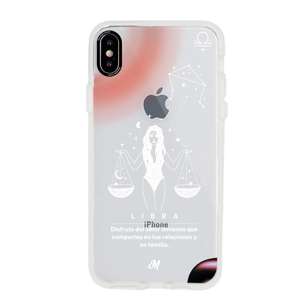 Cases para iphone x LIBRA 24 TRASNPARENTE - Mandala Cases