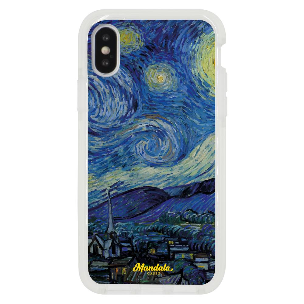 Case para iphone x de La Noche Estrellada- Mandala Cases