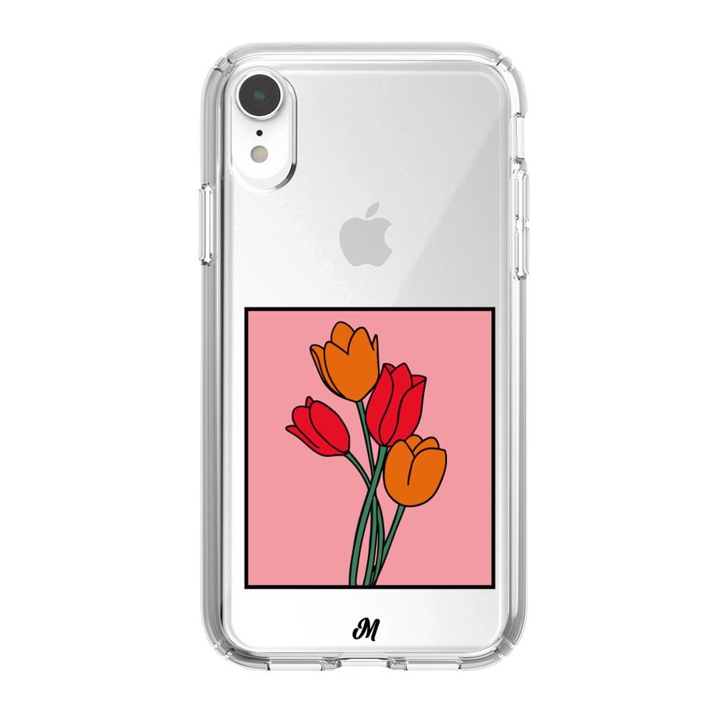 Case para iphone xr Tulipanes de amor - Mandala Cases