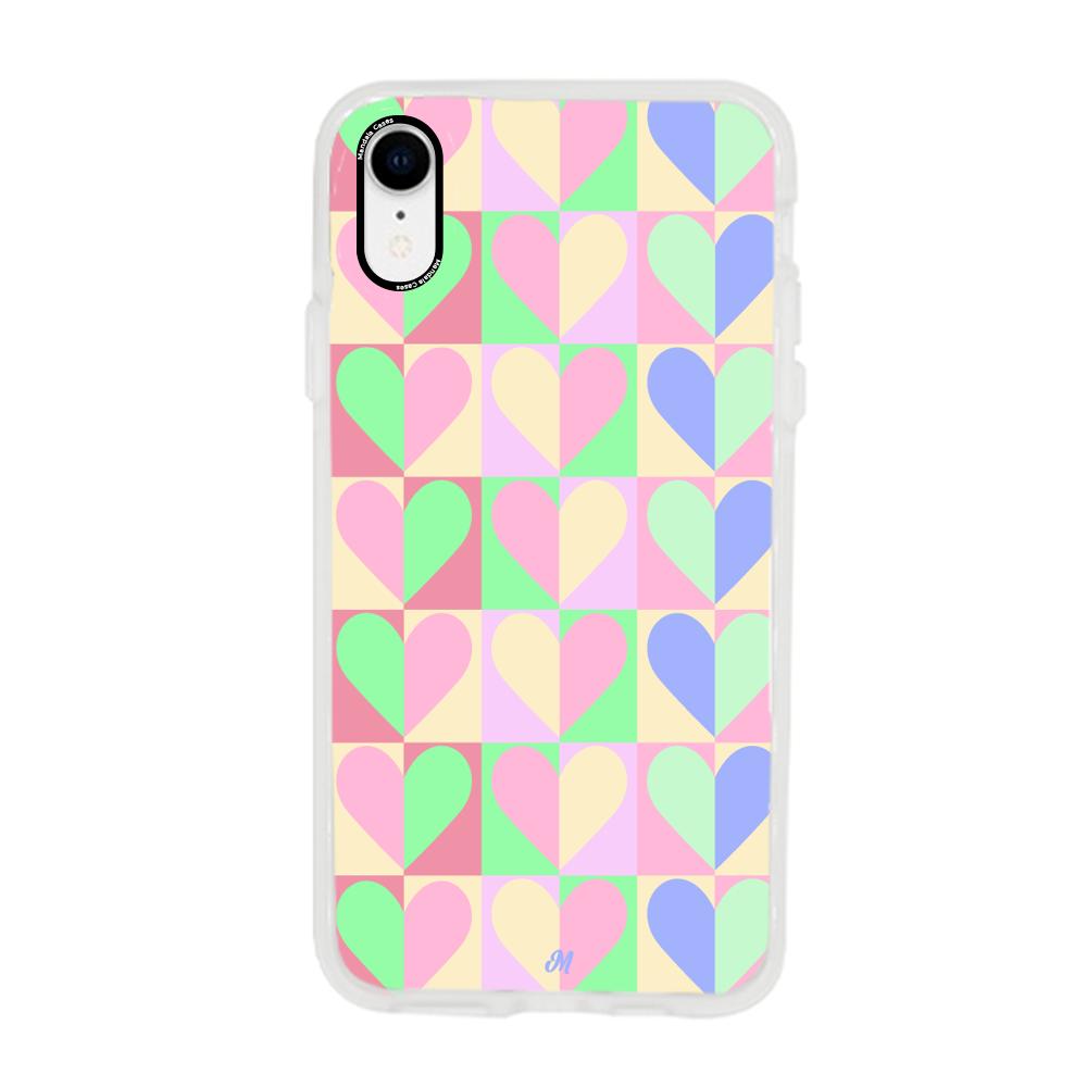 Case para iphone xr Corazones Lovely - Mandala Cases