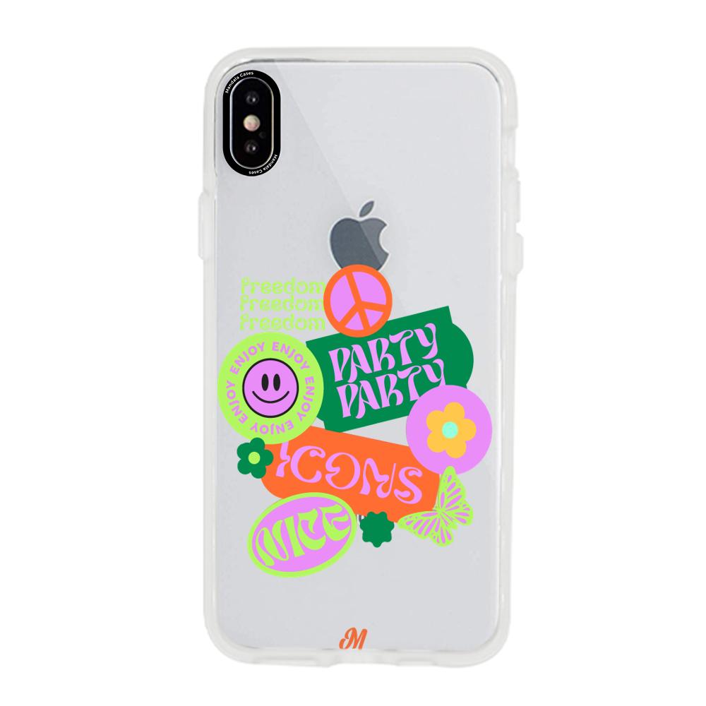 Case para iphone xs FREEDOM STICKERS - Mandala Cases