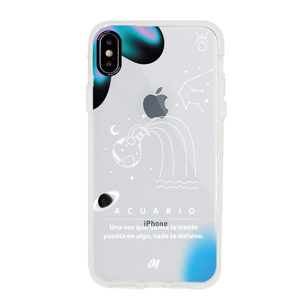 Cases para iphone xs ACUARIO 24 TRANSPARENTE - Mandala Cases