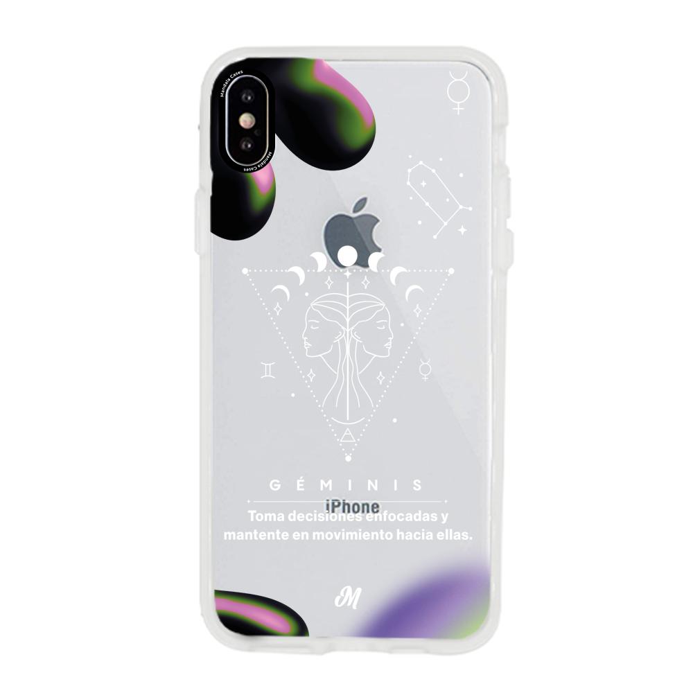 Cases para iphone xs max GÉMINIS 24 TRANSPARENTE - Mandala Cases