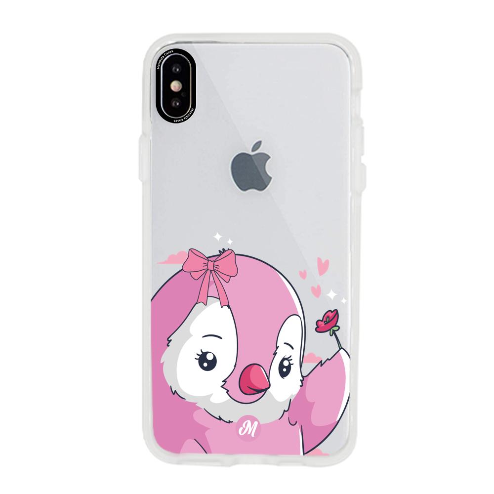 Cases para iphone xs max Pingüino Coquette - Mandala Cases