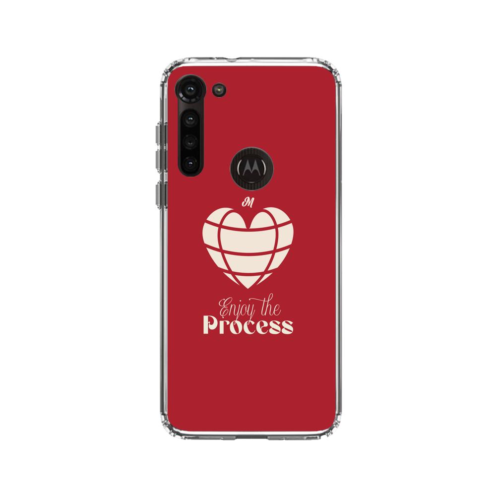 Cases para Motorola G8 power ENJOY THE PROCESS - Mandala Cases