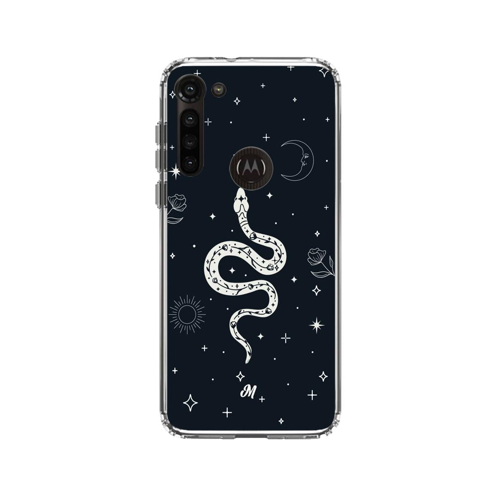 Cases para Motorola G8 power SERPIENTE ASTRAL - Mandala Cases