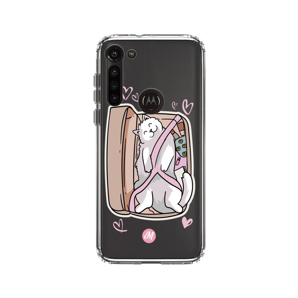 Cases para Motorola G8 power TRAVEL CAT - Mandala Cases