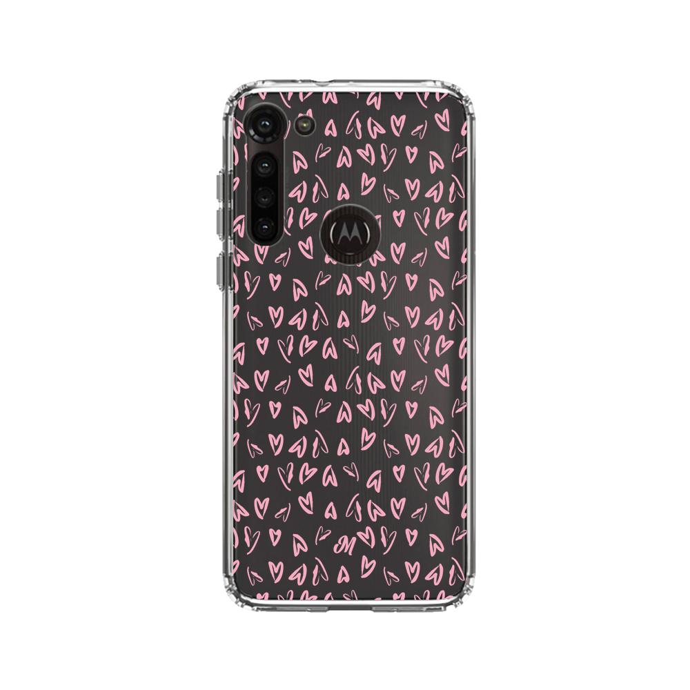 Cases para Motorola G8 power Corazónes Coquette - Mandala Cases