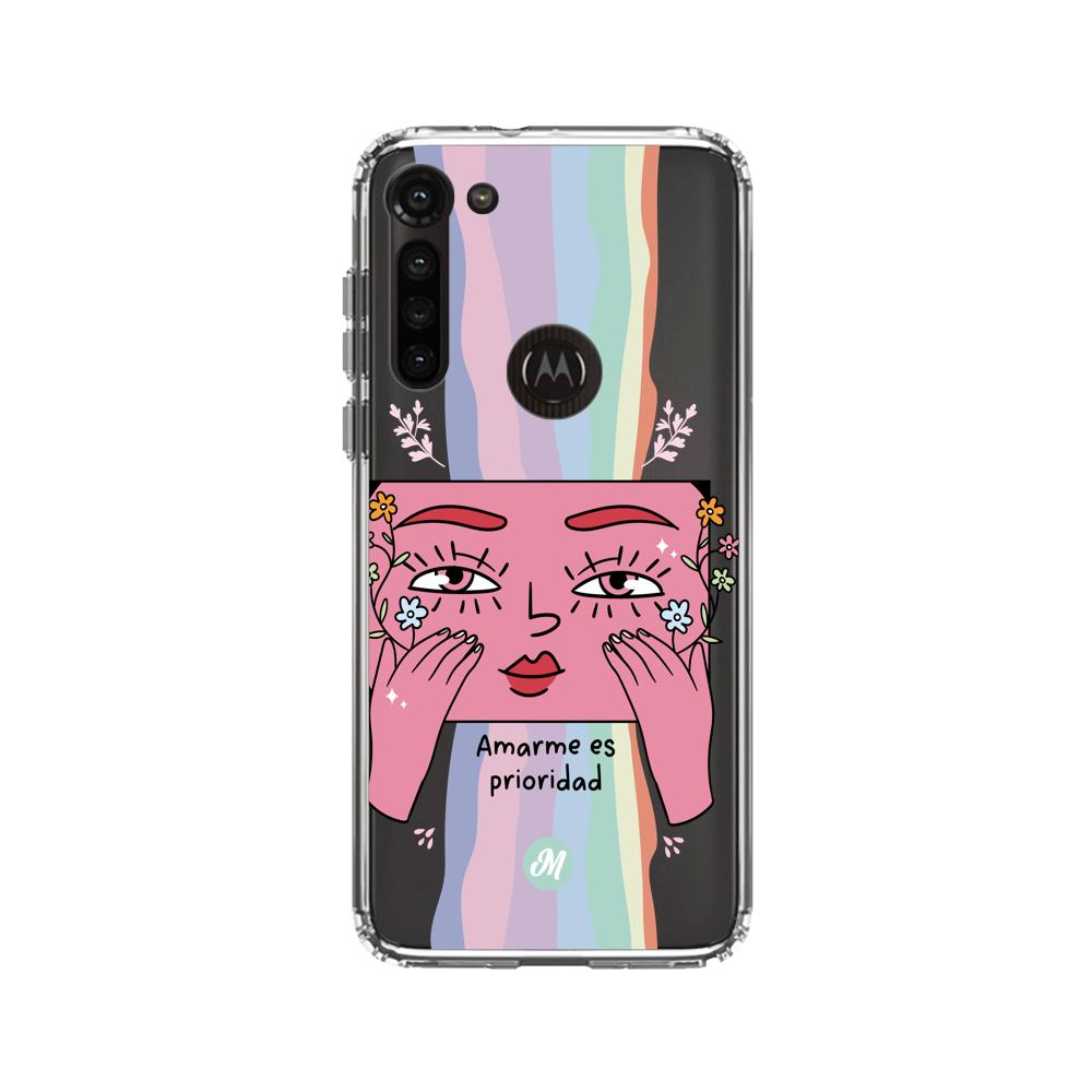 Cases para Motorola G8 power Amarme es prioridad - Mandala Cases