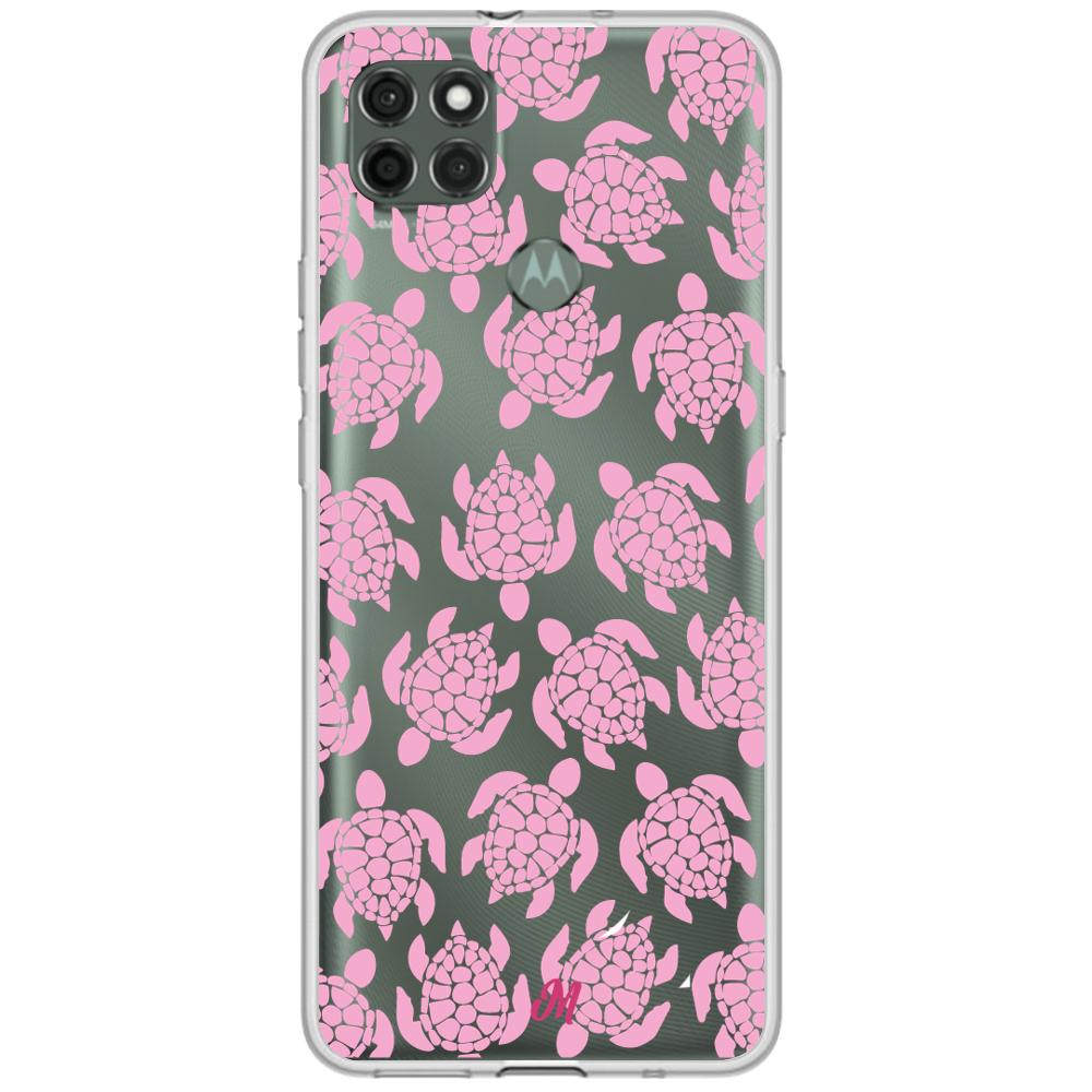 Case para Motorola G9 power Tortugas rosa - Mandala Cases