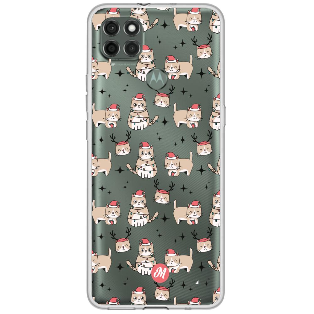 Cases para Motorola G9 power GATICOS NAVIDEÑOS - Mandala Cases