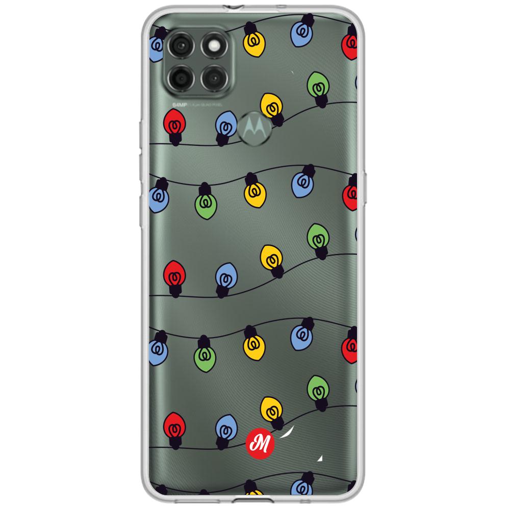 Cases para Motorola G9 power LUCES DE NAVIDAD - Mandala Cases