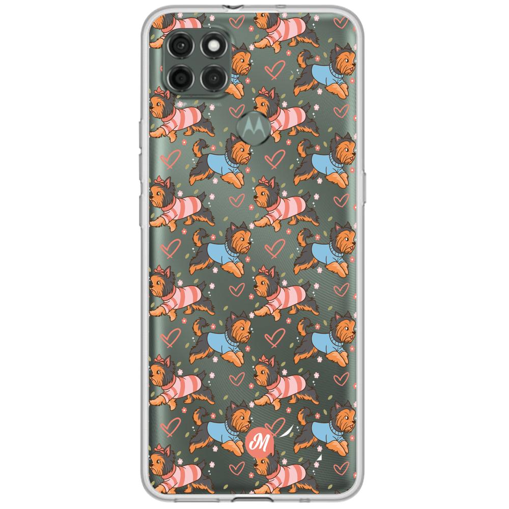 Cases para Motorola G9 power Yorkshire enamorado - Mandala Cases