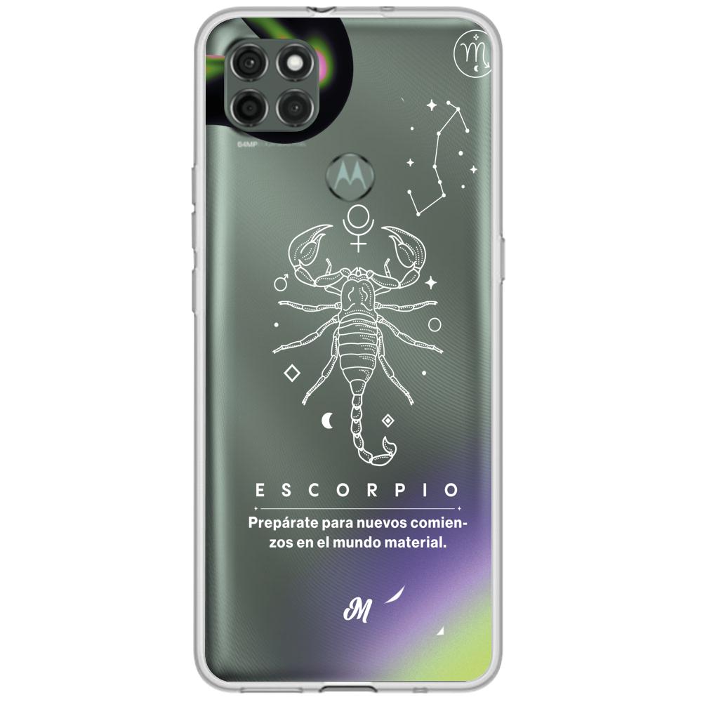 Cases para Motorola G9 power ESCORPIO 24 TRANSPARENTE - Mandala Cases