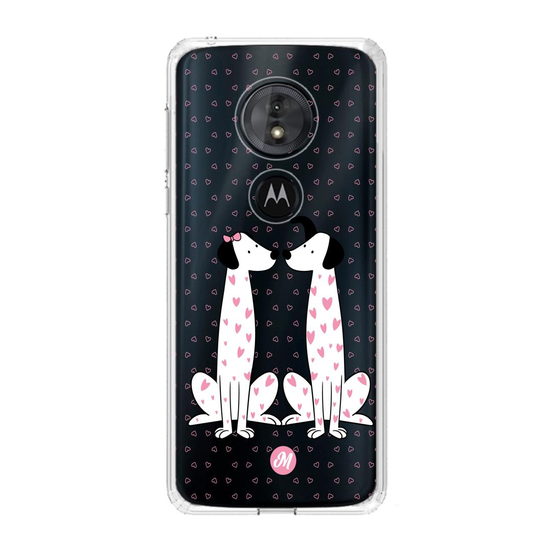 Cases para Motorola G6 play Dalmata love - Mandala Cases