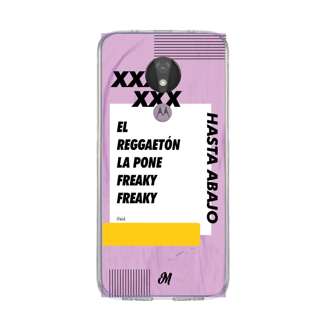 Case para Motorola G7 power Freaky freaky morado - Mandala Cases