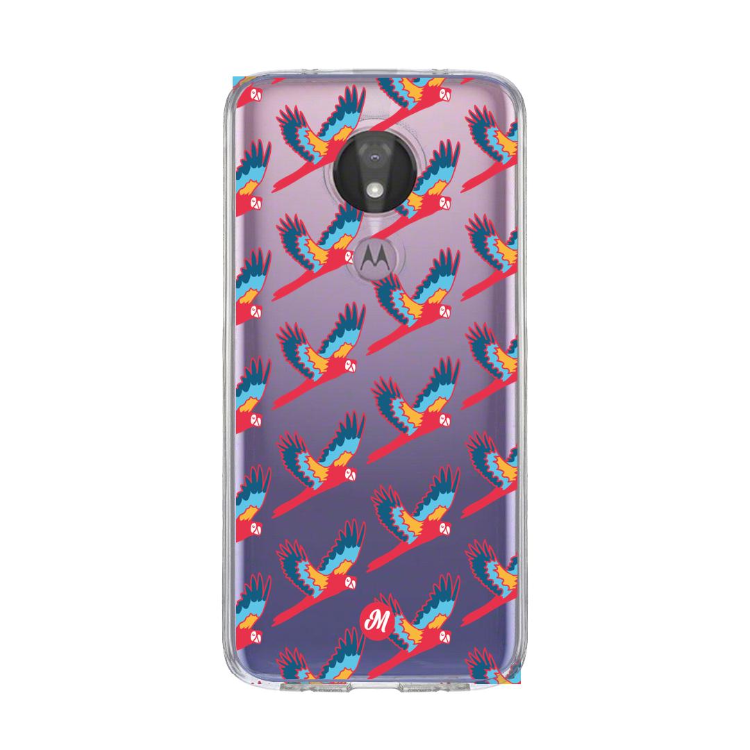 Cases para Motorola G7 power Guacamayo escarlata - Mandala Cases