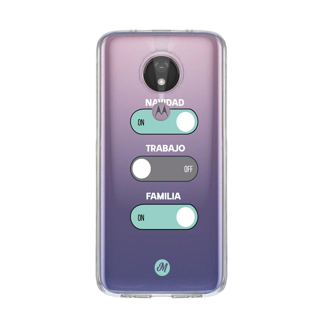 Cases para Motorola G7 power NAVIDAD ON - Mandala Cases