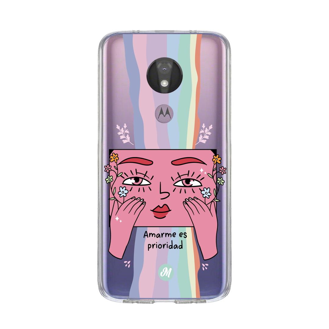 Cases para Motorola G7 power Amarme es prioridad - Mandala Cases