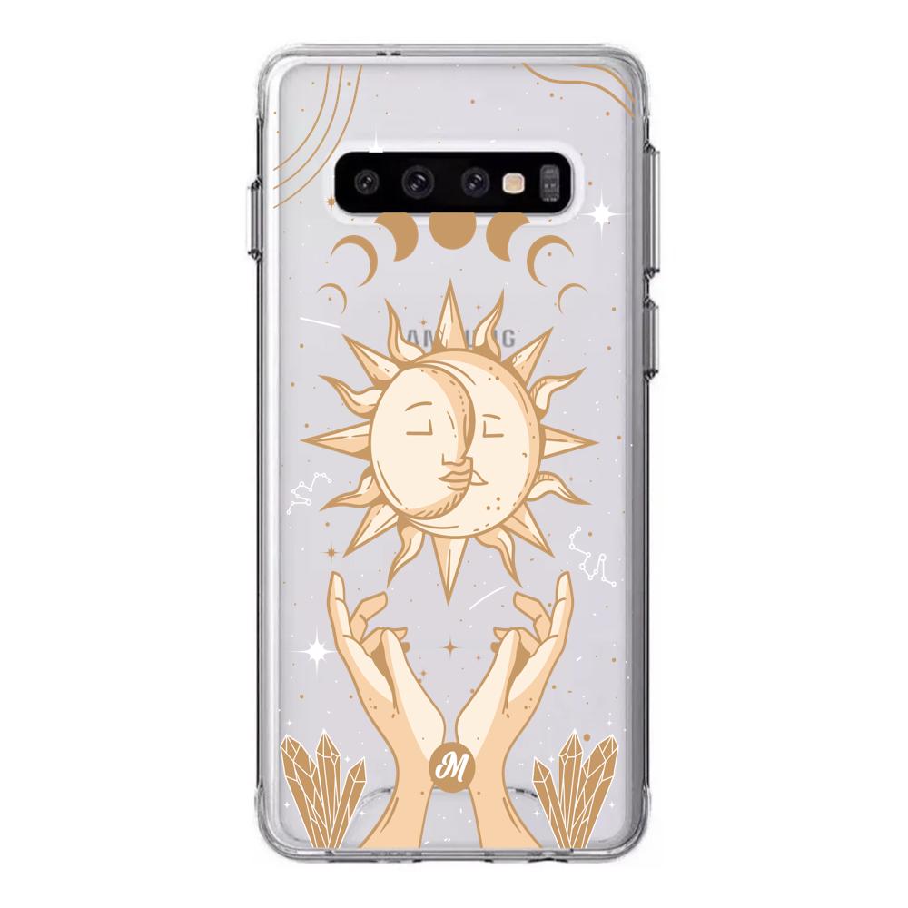 Cases para Samsung S10 Energía de Sol y luna  - Mandala Cases