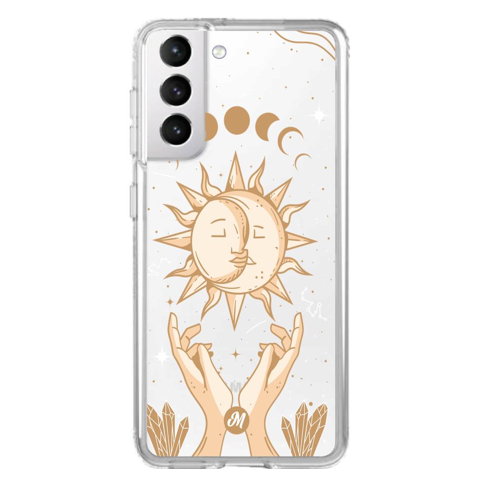 Cases para Samsung S21 Energía de Sol y luna  - Mandala Cases