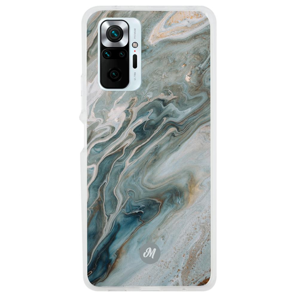 Cases para Xiaomi Redmi note 10 Pro liquid marble gray - Mandala Cases