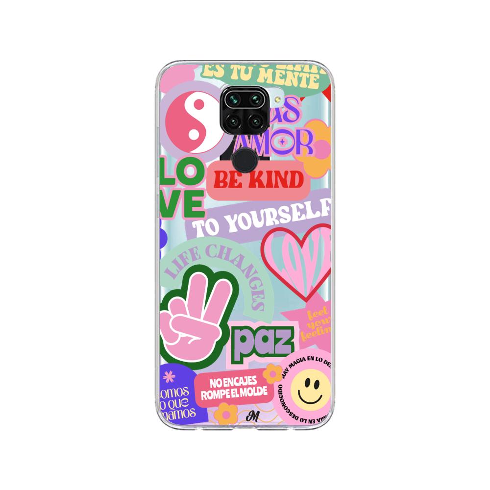 Case para Xiaomi redmi note 9 Stickers en collage - Mandala Cases