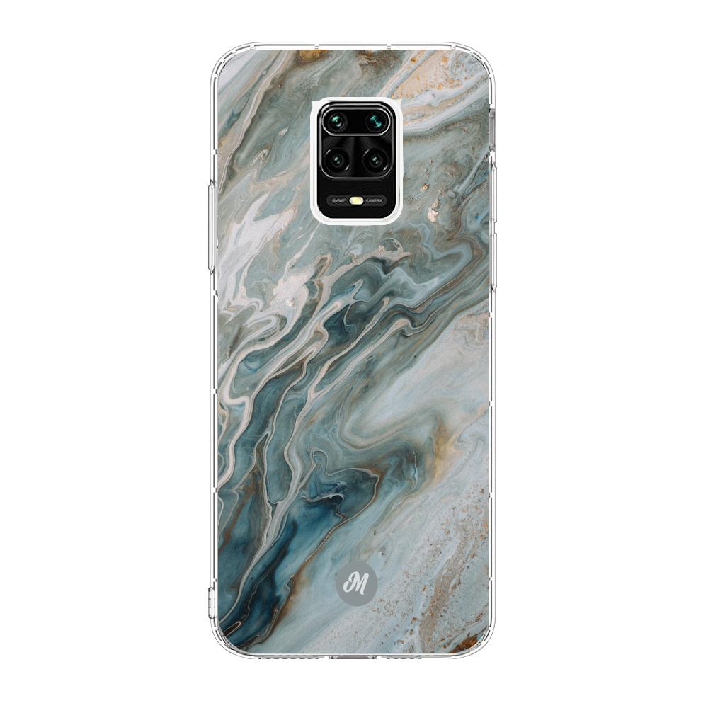 Cases para Xiaomi redmi note 9s liquid marble gray - Mandala Cases