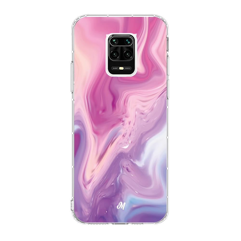 Cases para Xiaomi redmi note 9s Marmol liquido pink - Mandala Cases
