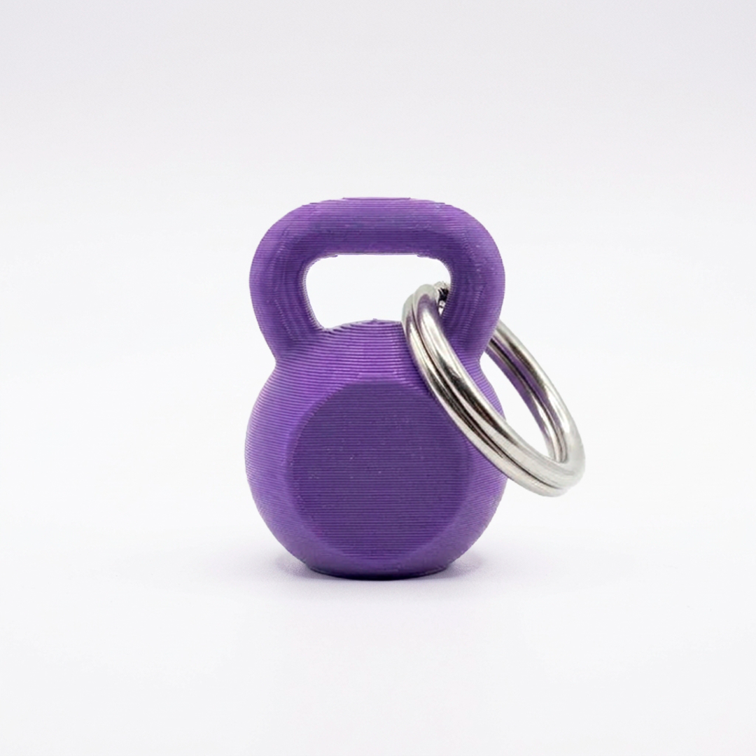 Holding kettlebell