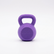 Holding kettlebell