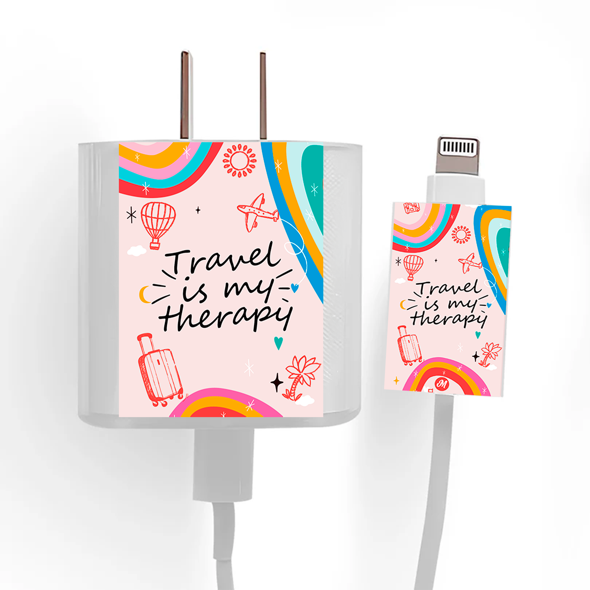 Protector de cargador Travel is my therapy